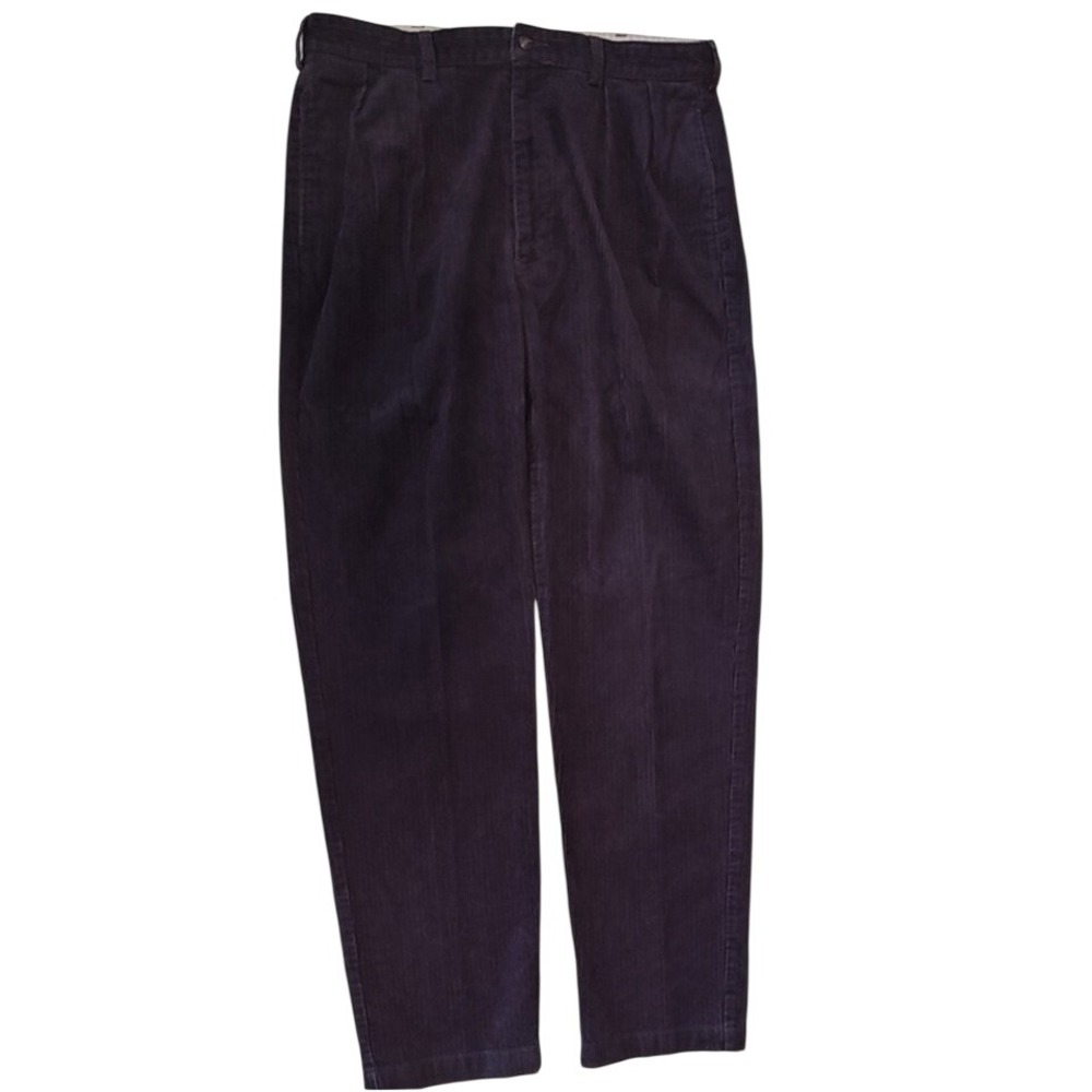 Vintage Ralph Lauren Men's Corduroy Andrew Pant Deep Purple 36 X 34